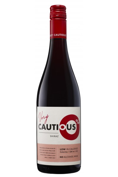 The Very Cautious One 0% Shiraz 75cl, Zero Alcohol 